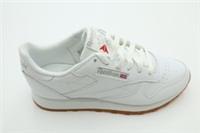 Reebok Women's Classic Leather Running Trainers White/Grey Leather Upper New