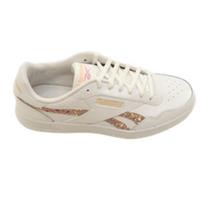 Reebok Women's Court Advance Tennis Trainers White Mix Floral Lace Up New