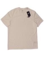 Reebok Mens T-Shirt Top Large White Polyester ED13 - L Regular