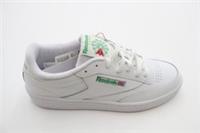 Reebok Women's Club C 85 Tennis Trainers Size 8 White/Green Leather Low Tops New