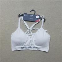 Reebok Seamless Underwear Women's Bra White Size L Stylish Comfort Straps - L Regular