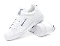 Reebok NPC II Mens Trainers Classic Retro Sneakers 1354 White/White Adult Sizes