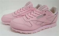 REEBOK CLASSIC LEATHER PINK METALLIC RUNNING TRAINERS BD5898