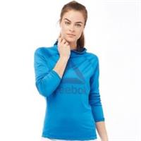 Reebok Workout Ready Graphic Speedwick Hoody Blue/Navy UK Small LN011 FF 02