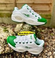 Reebok Question Low Green Toe GZ0367 UK6 UK6.5 UK7 UK7.5 UK8 Basketball Iverson