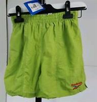 Boys Swimming Trunks Shorts New Old Stock Vintage Reebok 90s Green Tagged - 10-11 Years Regular