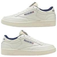 REEBOK CLASSICS CLUB C 85 VINTAGE TRAINERS SHOES OFF WHITE RETRO SUMMER NEW MENS