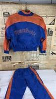 Vintage Reebok Shell Track Suit Kids Youth M Blue 90s Logo Retro New Old Stock