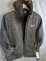 Reebok Hoodie Fleece Large Black/Dark Grey New with tags - L Regular