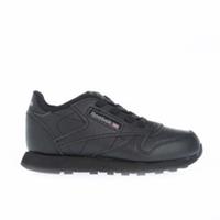 Reebok Classic Leather Trainers Boys Black UK 11.5 EU 29 /REF29