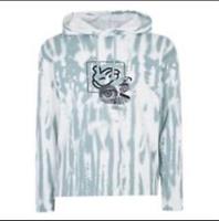 Reebok Classic Hoodie Mens White/ Green Size Medium M - M Regular