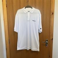 Reebok Polo Shirt Mens Size L White Vintage Essentials Classic Sport Y2K 90s - L Regular