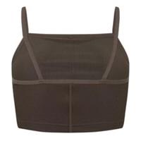 Reebok Yoga Rib Crop Top Womens - Brown - Size UK S (8-10) - Free P&P - S Regular
