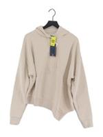 Reebok Women's Hoodie M Cream Cotton with Polyester Pullover New with tags