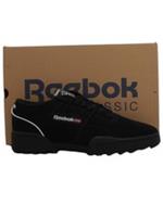 Reebok Women's Trainers UK 12 Black Leather with Other Sneaker New with tags