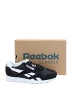 Reebok Men's Trainers UK 7.5 Black Leather with Other Sneaker New with tags