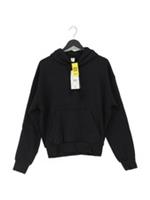 Reebok Men's Hoodie XS Black Cotton with Polyester Pullover New with tags
