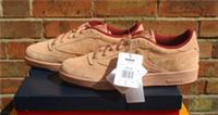 Reebok Trainers Club C 85 Revenge Sneakers Gym Sports Maroon UK 12 New In Box