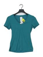 Reebok Women's T-Shirt XS Green Nylon with Elastane, Spandex Basic New with tags