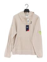 Reebok Men's Hoodie M Cream Cotton New with tags