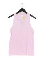 Reebok Women's T-Shirt L Pink Nylon with Spandex Sleeveless Basic New with tags