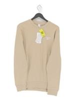 Reebok Men's Hoodie M Cream Cotton with Elastane Pullover New with tags