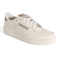 Reebok Club C 85 Classic Boys Shoes Trainers UK Size 2.5 White Grey