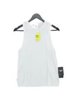 Reebok Women's T-Shirt XS Grey 100% Polyester Sleeveless Basic New with tags