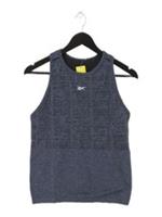 Reebok Women's T-Shirt M Blue Nylon with Polyester, Spandex Basic New with tags