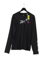 Reebok Men's Loungewear XL Black Nylon with Elastane Basic New with tags