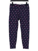 Reebok Women's Sports Bottoms L Blue Cotton with Elastane Leggings New with tags