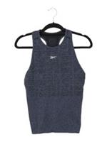 Reebok Women's T-Shirt S Blue Nylon with Elastane, Polyester Basic New with tags