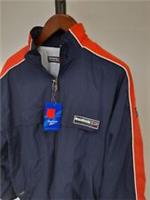VTG Reebok Athletic Dept Anorak Navy Sz Large Windbreaker Jacket New Old Stock