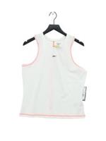 Reebok Women's T-Shirt XL White Elastane with Polyester Basic New with tags