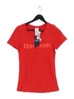 Reebok Women's T-Shirt XS Red 100% Cotton Basic New with tags