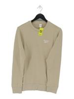 Reebok Men's Jumper XS Cream Cotton with Elastane Pullover New with tags