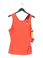 Reebok Women's T-Shirt M Orange Nylon with Elastane Basic New with tags