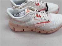 Reebok Zig Dynamica 5 Trainers UK 6.5 Womens Running Shoes White Pink