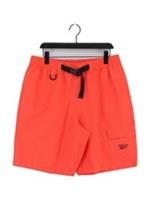 Reebok Men's Shorts XL Orange Striped 100% Polyester Cargo New with tags