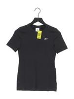 Reebok Women's T-Shirt XS Black Polyester with Elastane Basic New with tags