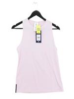 Reebok Women's T-Shirt S Pink Nylon with Spandex Sleeveless Basic New with tags