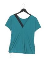 Reebok Women's T-Shirt M Green Nylon with Elastane Basic New with tags