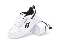 Reebok Kids Trainers Royal Prime 2.0 White Black Lace Up School Shoes FZ2773