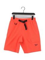 Reebok Men's Shorts M Orange Striped 100% Polyester Cargo New with tags
