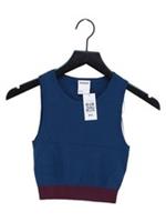 Reebok Women's T-Shirt S Blue Viscose with Polyamide Basic New with tags