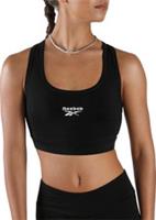 Reebok Womens ID Cotton Bralette Sports Bra Logo Black Size S - S Regular