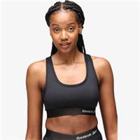 Reebok Women's Performance Crop Top Bra Size S Gym Fitness Training Sports - S Regular