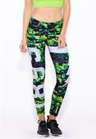 Reebok Dance Printed Tights UK XS LN019 RR 14