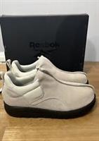 Reebok Beatnik Moc Suede Shoes Seam Beige Black Size 8 Brand New Oi Polloi