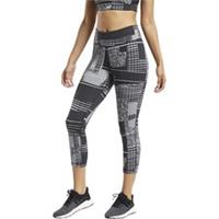REEBOK Womens Black Lux Compression 3/4 Tight Leggings Size XS 4/6 BNWT